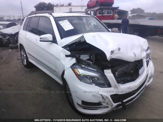 WDCGG5HB3EG278333 - 2014 MERCEDES-BENZ GLK 350 WHITE photo 1