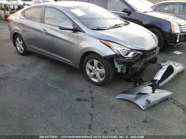 KMHDH4AE7DU634461 - 2013 HYUNDAI ELANTRA GLS/LIMITED GRAY photo 1