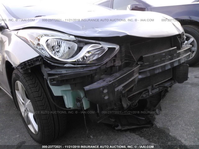 KMHDH4AE7DU634461 - 2013 HYUNDAI ELANTRA GLS/LIMITED GRAY photo 6