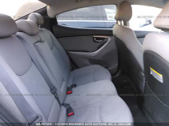 KMHDH4AE7DU634461 - 2013 HYUNDAI ELANTRA GLS/LIMITED GRAY photo 8