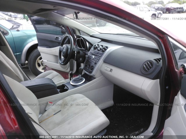 JM3ER293470143586 - 2007 MAZDA CX-7 RED photo 5