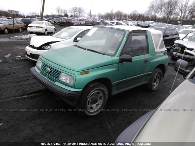 2CNBJ18U3R6949870 - 1994 GEO TRACKER GREEN photo 2