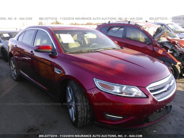 1FAHP2EW4CG130209 - 2012 FORD TAURUS SEL MAROON photo 1