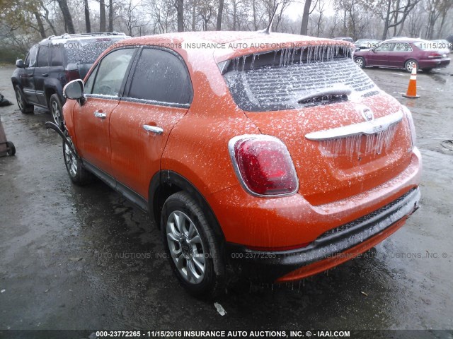 ZFBCFYBT8GP384065 - 2016 FIAT 500X EASY ORANGE photo 3