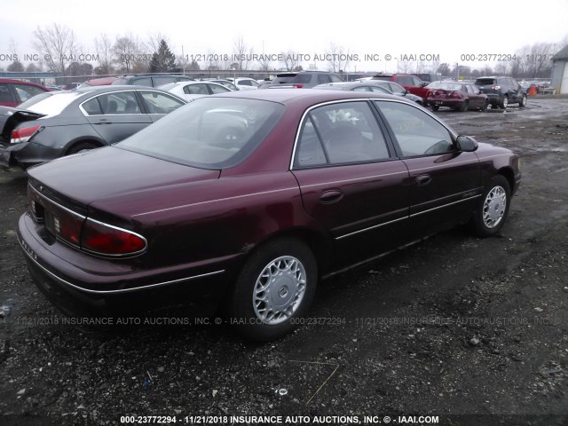 2G4WY52M0V1474070 - 1997 BUICK CENTURY LIMITED PURPLE photo 4