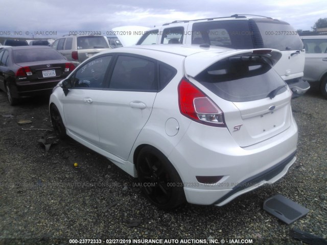 3FADP4GX5GM150173 - 2016 FORD FIESTA ST WHITE photo 3