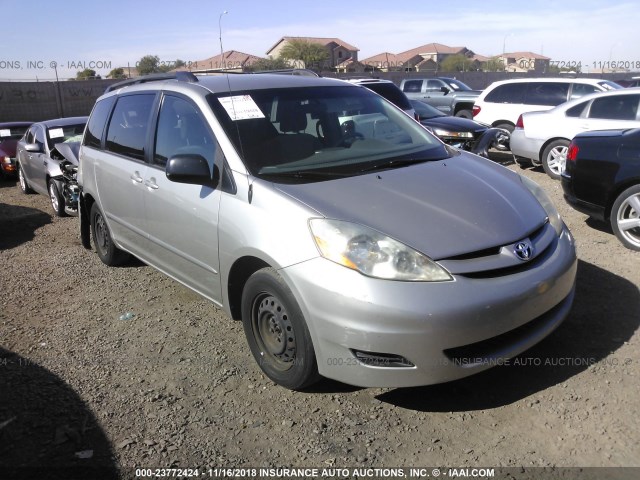 5TDZA23C46S578016 - 2006 TOYOTA SIENNA CE/LE SILVER photo 1