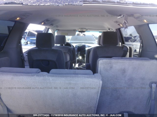 5TDZA23C46S578016 - 2006 TOYOTA SIENNA CE/LE SILVER photo 8