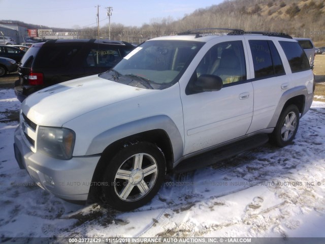 1GNDT13S972208511 - 2007 CHEVROLET TRAILBLAZER LS/LT WHITE photo 2