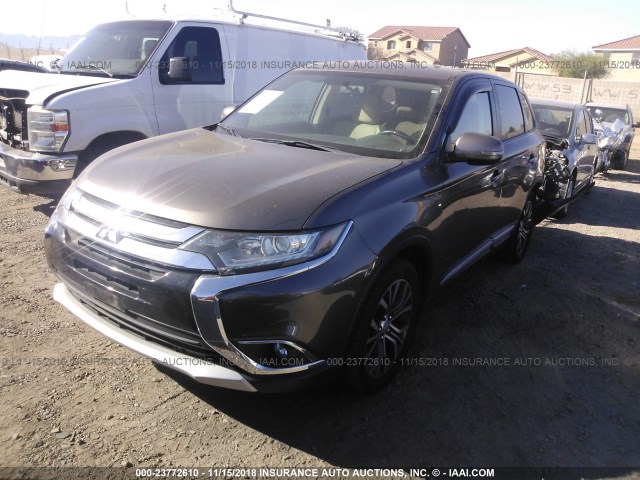 JA4AZ3A33GZ010915 - 2016 MITSUBISHI OUTLANDER SE/SEL BROWN photo 2