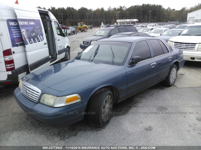 2FAFP71V58X120629 - 2008 FORD CROWN VICTORIA POLICE INTERCEPTOR BLUE photo 2