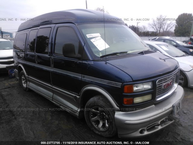 1GDFG15R311201529 - 2001 GMC SAVANA RV G1500 Dark Blue photo 1