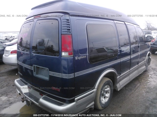 1GDFG15R311201529 - 2001 GMC SAVANA RV G1500 Dark Blue photo 4