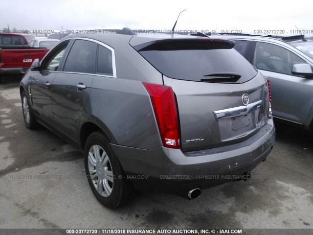 3GYFNDEY9BS622121 - 2011 CADILLAC SRX LUXURY COLLECTION GOLD photo 3