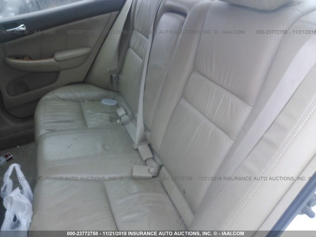 1HGCM665X4A053278 - 2004 HONDA ACCORD EX WHITE photo 8