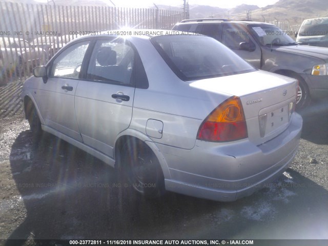 JS2RA41S635170727 - 2003 SUZUKI AERIO S/GS SILVER photo 3