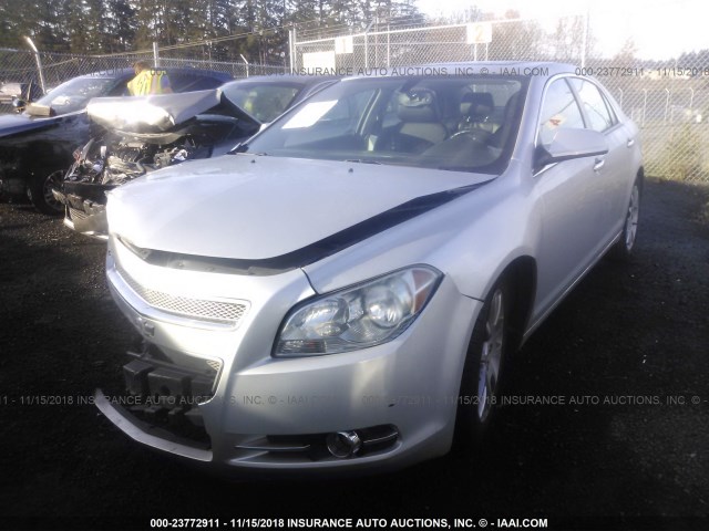 1G1ZE5E05CF112169 - 2012 CHEVROLET MALIBU LTZ 银色 照片 2