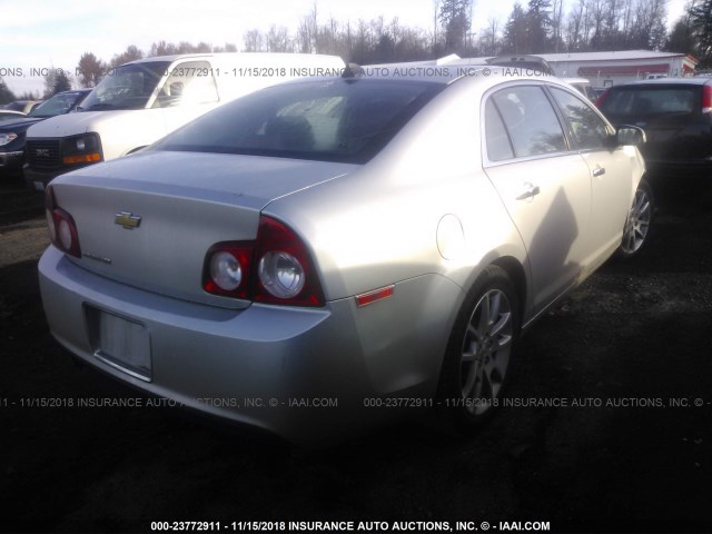 1G1ZE5E05CF112169 - 2012 CHEVROLET MALIBU LTZ 银色 照片 4