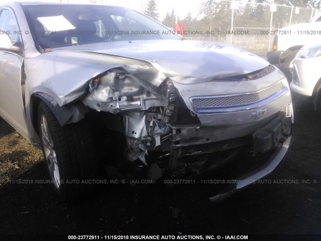 1G1ZE5E05CF112169 - 2012 CHEVROLET MALIBU LTZ 银色 照片 6