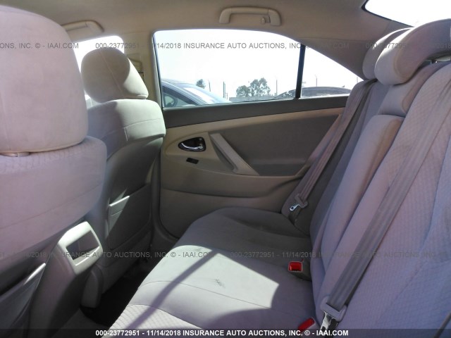 4T1BK46K39U083525 - 2009 TOYOTA CAMRY SE/LE/XLE 银色 照片 8