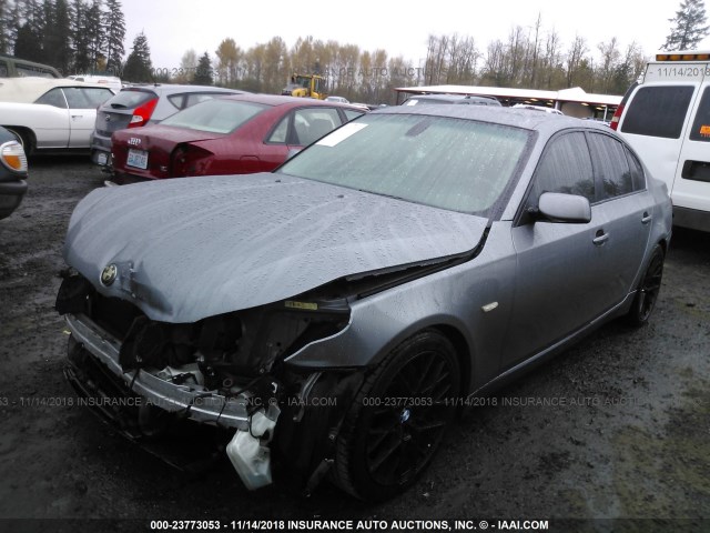 WBANW13589C163022 - 2009 BMW 535 I GRAY photo 2