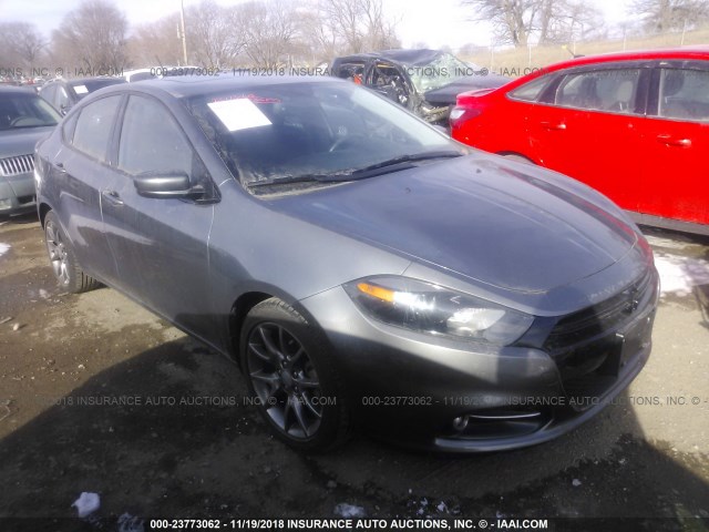 1C3CDFBA6DD332523 - 2013 DODGE DART SXT GRAY photo 1