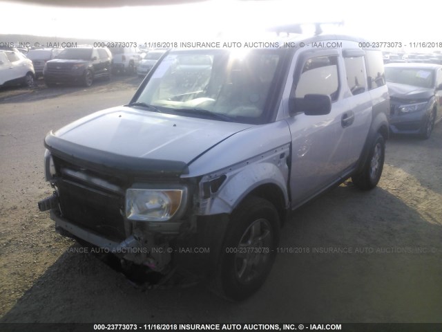 5J6YH28513L004868 - 2003 HONDA ELEMENT EX SILVER photo 2