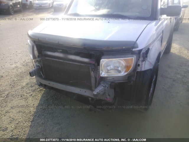 5J6YH28513L004868 - 2003 HONDA ELEMENT EX SILVER photo 6