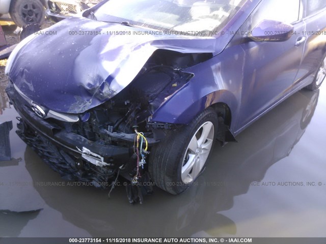 5NPDH4AE6DH196580 - 2013 HYUNDAI ELANTRA GLS/LIMITED BLUE photo 6