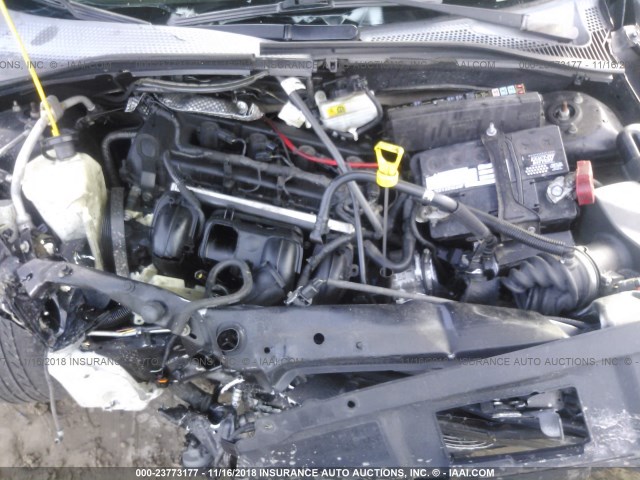 1FAHP33N68W117328 - 2008 FORD FOCUS SE/SEL/SES BLACK photo 10