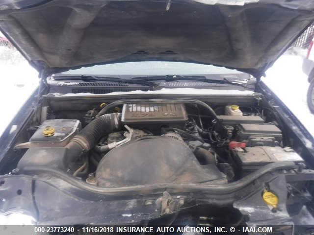 1J4GR48K35C660180 - 2005 JEEP GRAND CHEROKEE LAREDO/COLUMBIA/FREEDOM BLACK photo 10