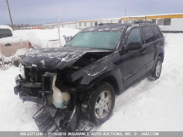 1J4GR48K35C660180 - 2005 JEEP GRAND CHEROKEE LAREDO/COLUMBIA/FREEDOM BLACK photo 2
