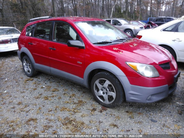 5Y2SL62823Z407632 - 2003 PONTIAC VIBE RED photo 1