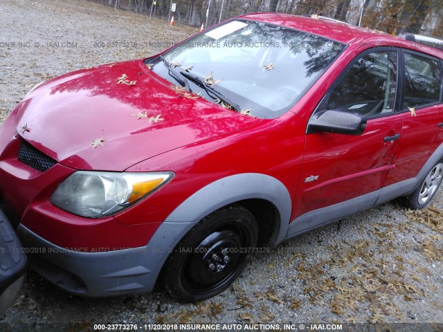 5Y2SL62823Z407632 - 2003 PONTIAC VIBE RED photo 2