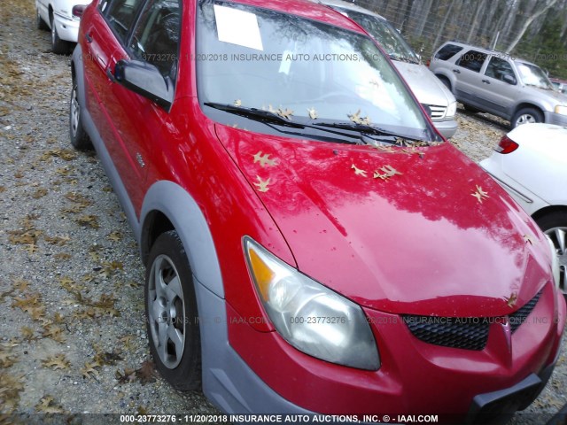 5Y2SL62823Z407632 - 2003 PONTIAC VIBE RED photo 6