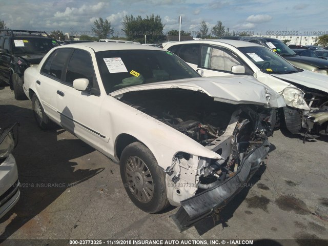 2MEFM74V98X615266 - 2008 MERCURY GRAND MARQUIS GS WHITE photo 1