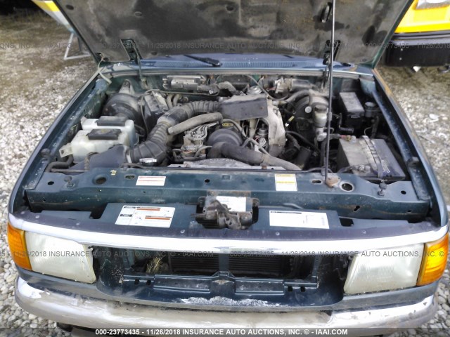 1FTCR10A4TUD40282 - 1996 FORD RANGER GREEN photo 10