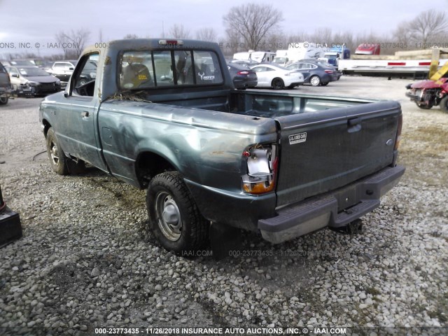 1FTCR10A4TUD40282 - 1996 FORD RANGER GREEN photo 3