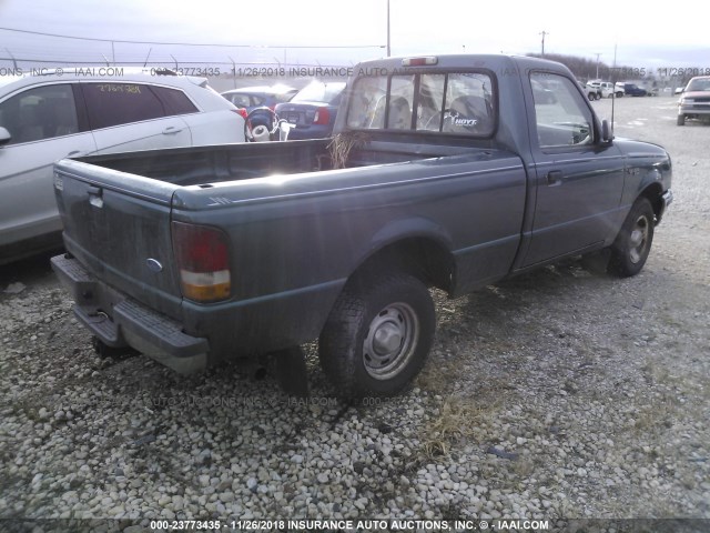 1FTCR10A4TUD40282 - 1996 FORD RANGER GREEN photo 4