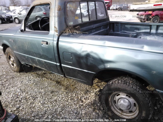 1FTCR10A4TUD40282 - 1996 FORD RANGER GREEN photo 6