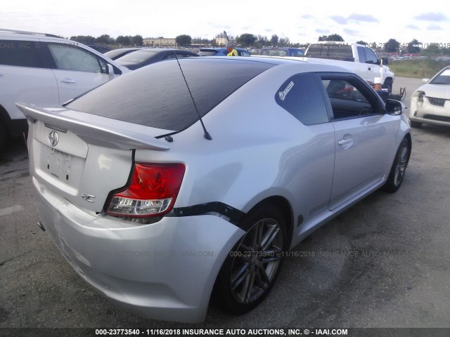 JTKJF5C70C3033388 - 2012 TOYOTA SCION TC Gümüş foto 4