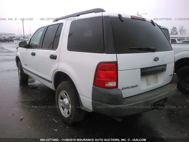 1FMZU72E35ZA75674 - 2005 FORD EXPLORER XLS/XLS SPORT WHITE photo 3