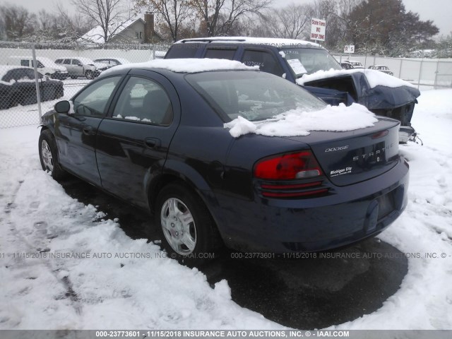 1B3AL46T26N253760 - 2006 DODGE STRATUS SXT BLUE photo 3