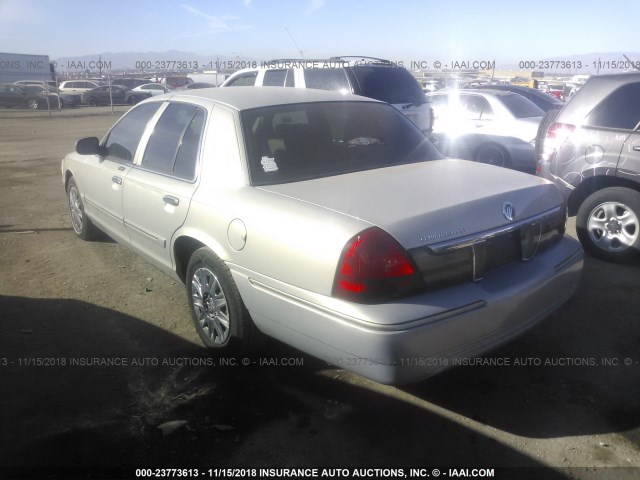 2MEFM74V17X633369 - 2007 MERCURY GRAND MARQUIS GS SILVER photo 3