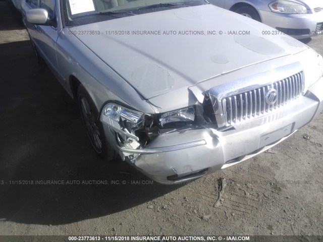 2MEFM74V17X633369 - 2007 MERCURY GRAND MARQUIS GS SILVER photo 6