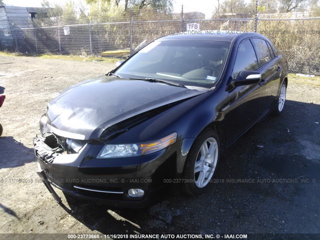 19UUA66258A047719 - 2008 ACURA TL BLACK photo 2