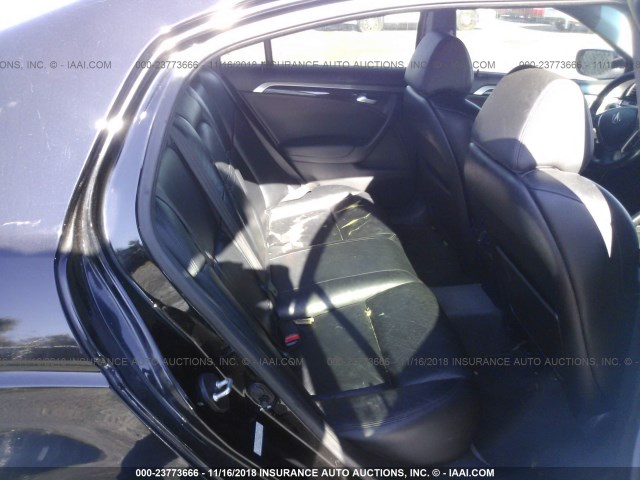 19UUA66258A047719 - 2008 ACURA TL BLACK photo 8