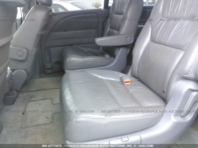 5FNRL38796B052478 - 2006 HONDA ODYSSEY EXL SILVER photo 8