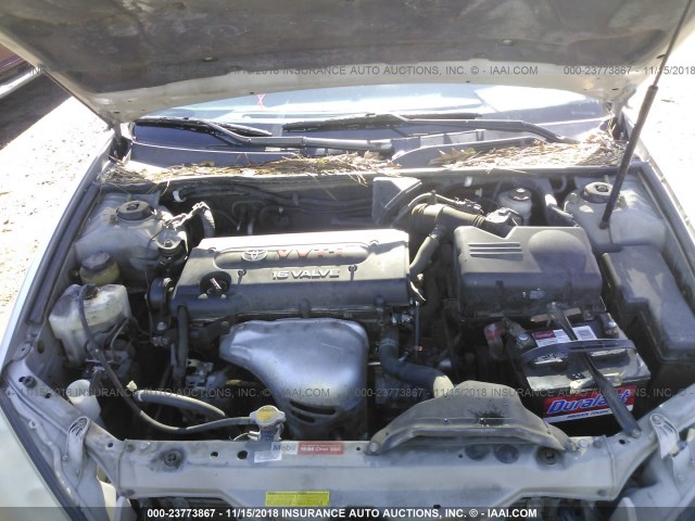 4T1BE32KX5U574062 - 2005 TOYOTA CAMRY LE/XLE/SE SILVER photo 10