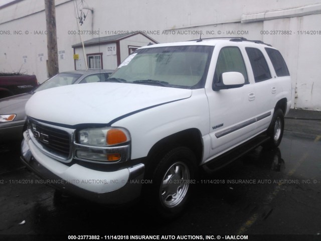 1GKEK13Z83J251075 - 2003 GMC YUKON WHITE photo 2